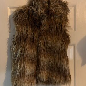 Jack Brown Faux Fur Vest
